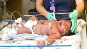 Illustration for article titled Giant Newborn Baby Will Make Your Ladyflower Wince